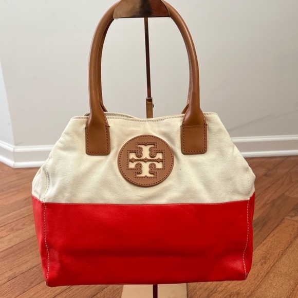 Tory Burch Color-block canvas bag - Picture 1 of 7